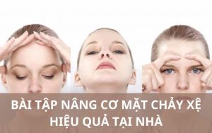 bài tập nâng cơ mặt chảy xệ