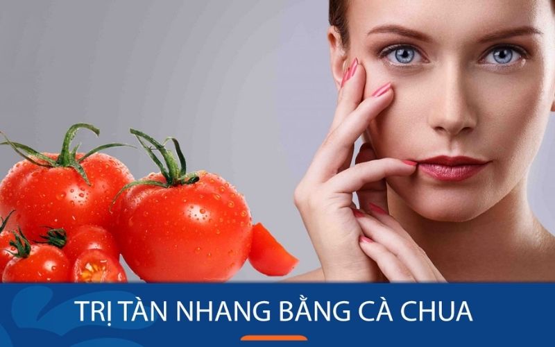 Trị tàn nhang ở trẻ bằng cà chua