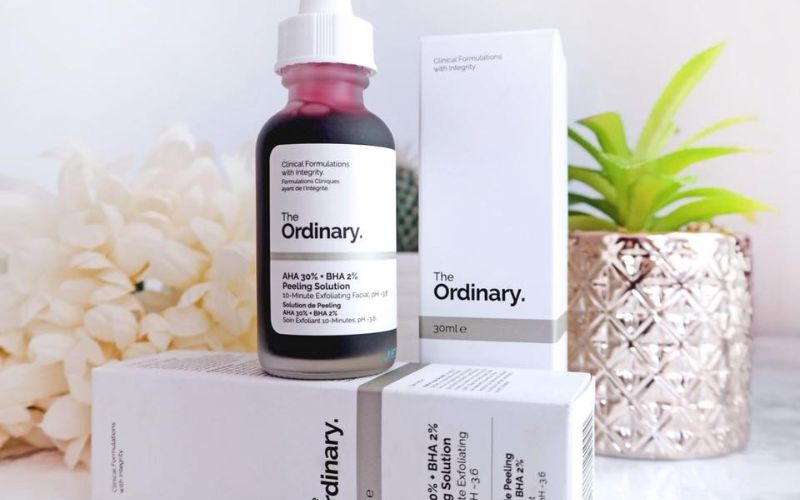 Peel da hoá học The Ordinary AHA 30% + BHA 2% Peeling Solution