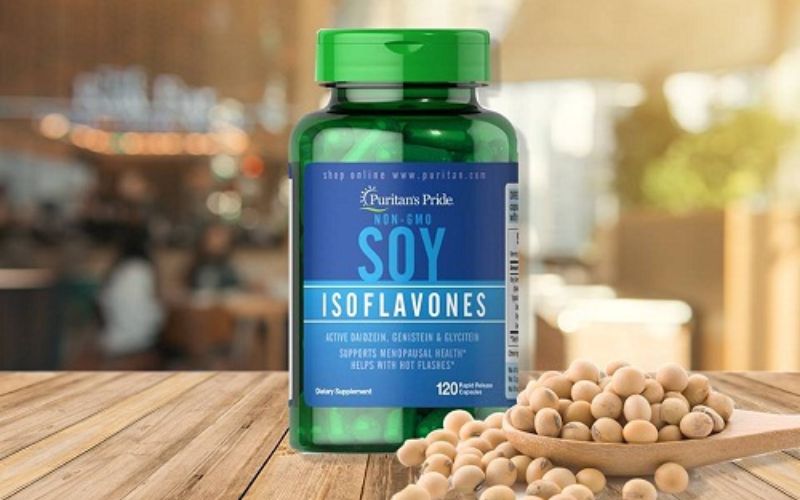 Viên uống nâng cơ mặt Soy Isoflavones Puritan’s Pride