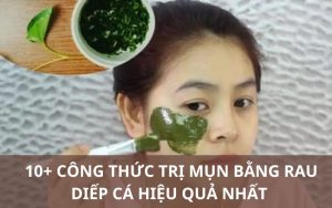 Cách trị mụn bằng rau diếp cá hiệu quả ngay tại nhà