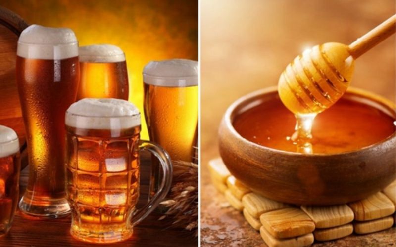 Mật ong bia giúp trắng da hiệu quả 