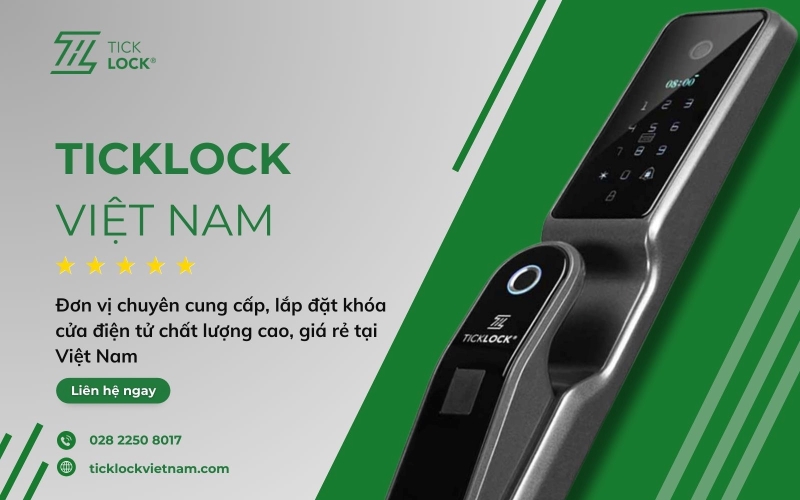 Đại lý khóa cửa điện tử TICKLOCK