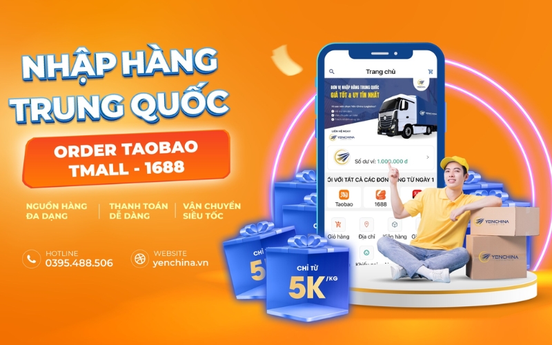 Dịch vụ nhập hộ hàng Trung Quốc trọn gói tại Yến China