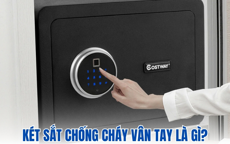 két sắt chống cháy vân tay