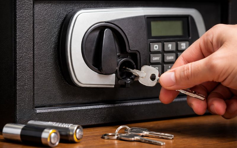 Sử dụng chìa khóa cơ dự phòng